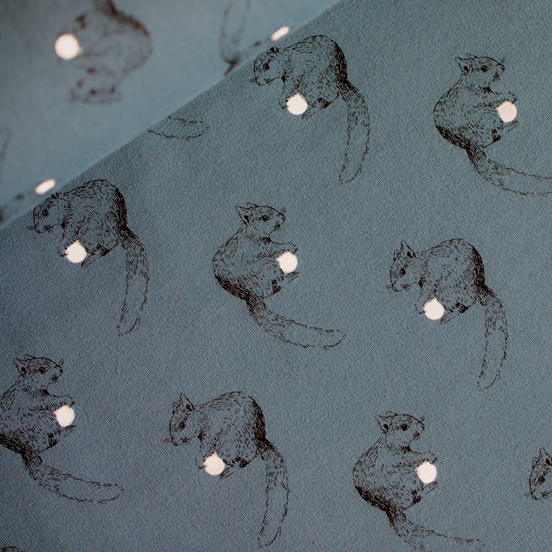 See You At Six - Squirrel - French Terry - Stormachtig Blauw