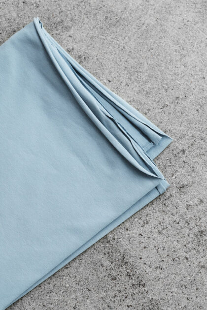 Mind the Maker - Organic Single Stretch Jersey Zacht Blauw