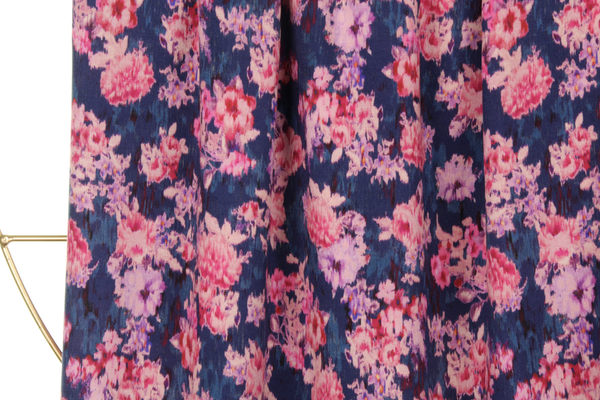 Atelier Jupe - Wazige roze bloemenprint viscose - Afbeelding 4